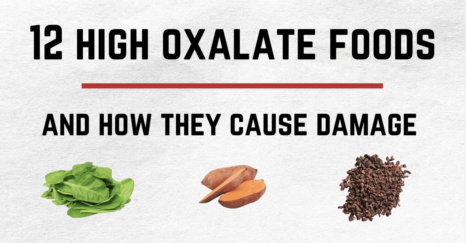 oxalate rich foods